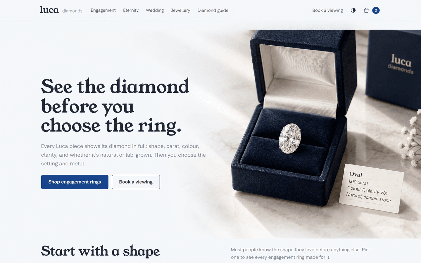 Luca Diamonds Online Store